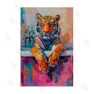 LSR Design Studio | Bathing Tiger in Bright Tub
