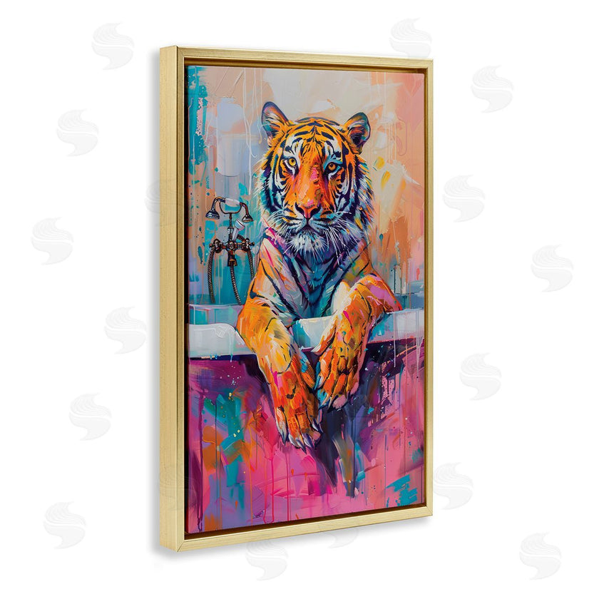 LSR Design Studio | Bathing Tiger in Bright Tub