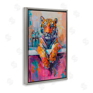 LSR Design Studio | Bathing Tiger in Bright Tub