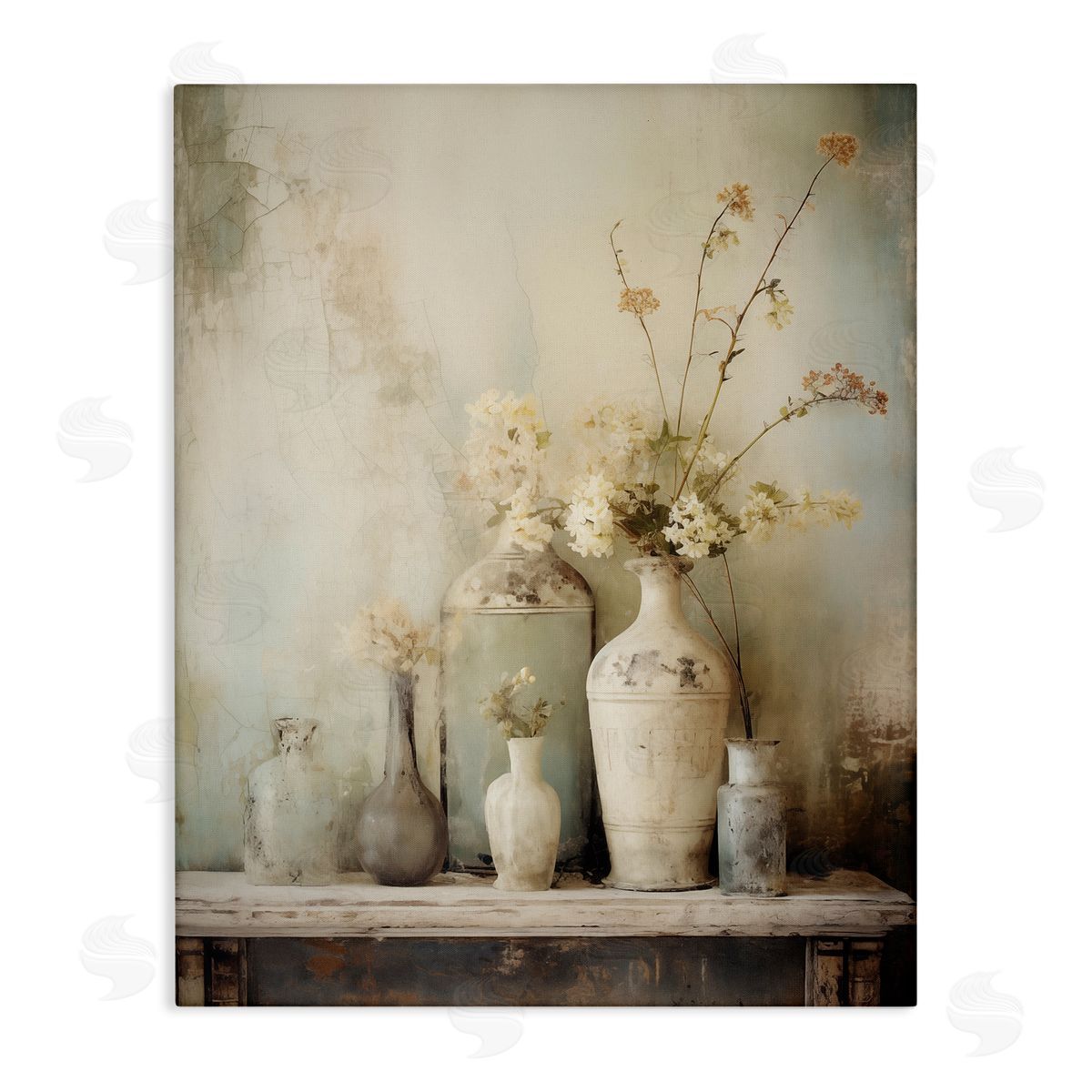 Faded Floral Beauty Still Life Canvas Wall Art, Home Decor by Arlington Prints