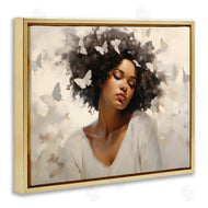 Arlington Prints | Woman with White Butterflies