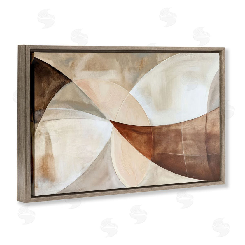 LSR Creative Studio | Curved Neutral Tones Abstraction