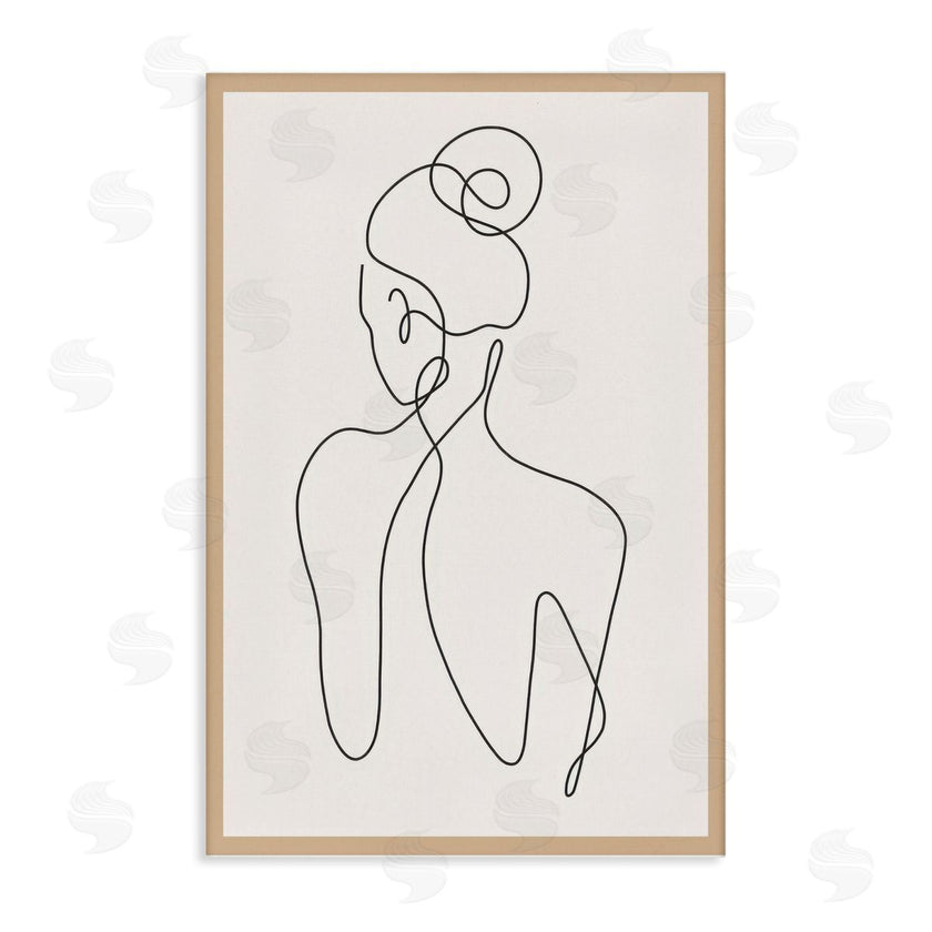 LSR Creative Studio | Minimal Woman Line Drawing