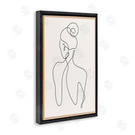 LSR Creative Studio | Minimal Woman Line Drawing