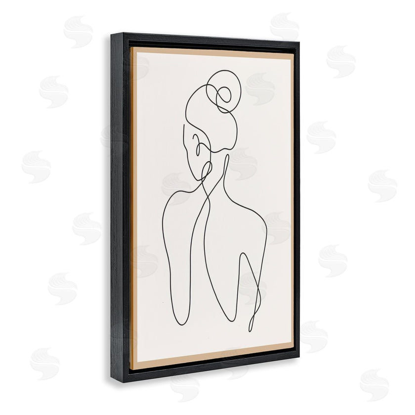 LSR Creative Studio | Minimal Woman Line Drawing