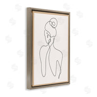 LSR Creative Studio | Minimal Woman Line Drawing