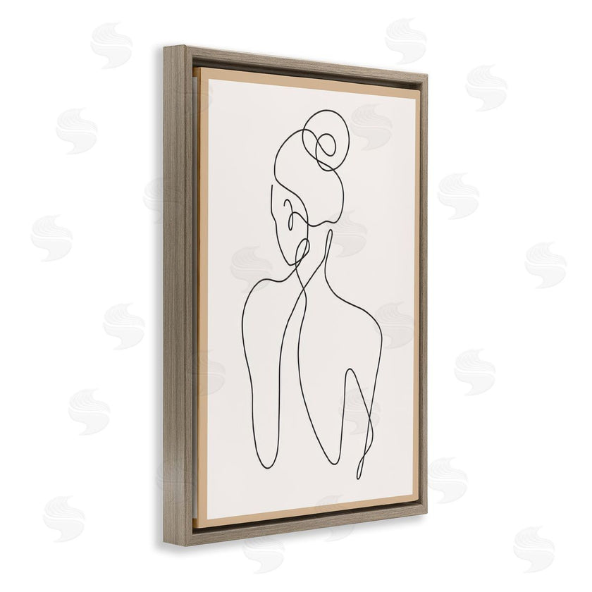 LSR Creative Studio | Minimal Woman Line Drawing