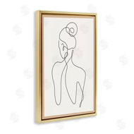 LSR Creative Studio | Minimal Woman Line Drawing