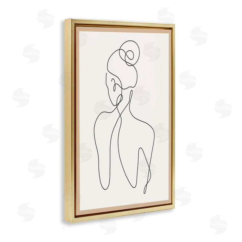 LSR Creative Studio | Minimal Woman Line Drawing