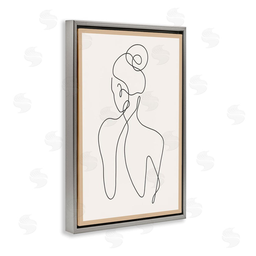 LSR Creative Studio | Minimal Woman Line Drawing