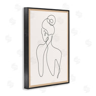 LSR Creative Studio | Minimal Woman Line Drawing