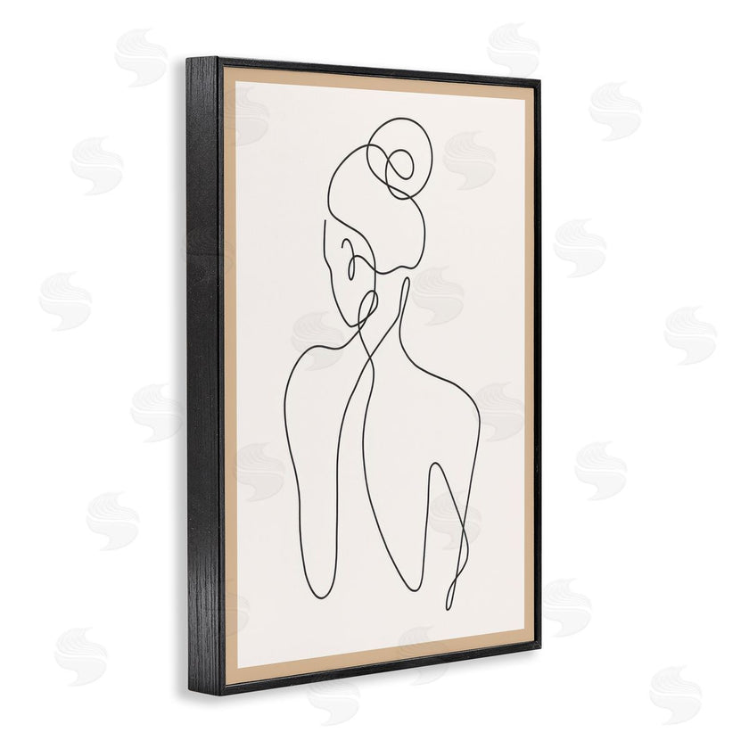 LSR Creative Studio | Minimal Woman Line Drawing