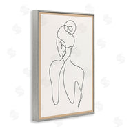 LSR Creative Studio | Minimal Woman Line Drawing