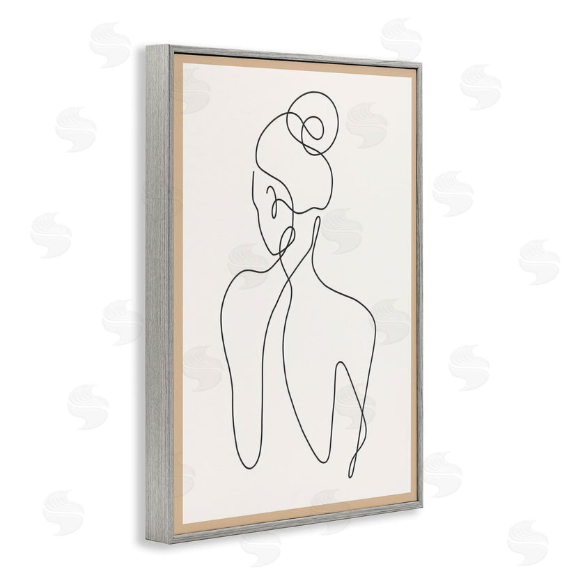 LSR Creative Studio | Minimal Woman Line Drawing