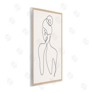 LSR Creative Studio | Minimal Woman Line Drawing