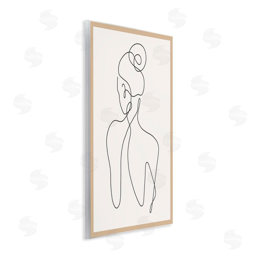 LSR Creative Studio | Minimal Woman Line Drawing
