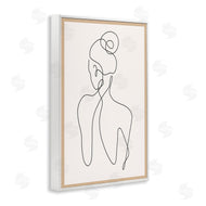 LSR Creative Studio | Minimal Woman Line Drawing