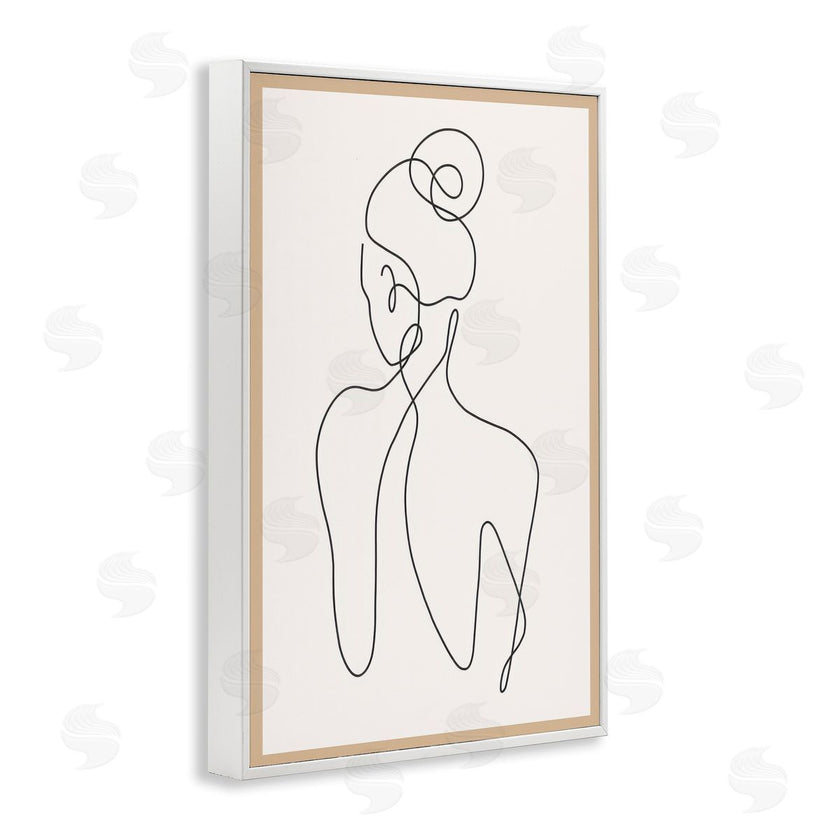 LSR Creative Studio | Minimal Woman Line Drawing