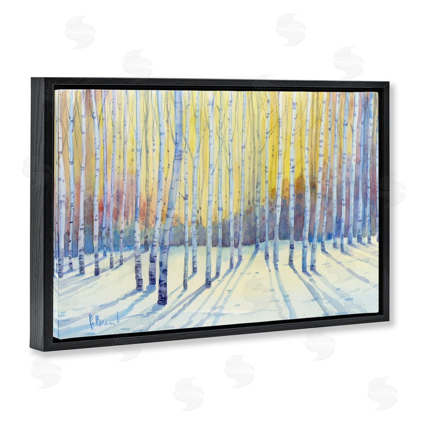 Paul Brent | Sunlit Winter Birch Trees