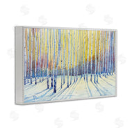 Paul Brent | Sunlit Winter Birch Trees