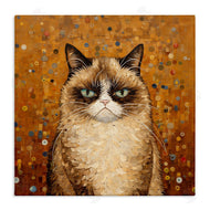 Arlington Prints | Grouchy Cat in Classic Style