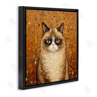 Arlington Prints | Grouchy Cat in Classic Style