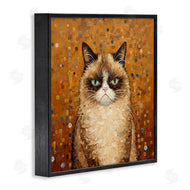 Arlington Prints | Grouchy Cat in Classic Style