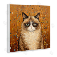 Arlington Prints | Grouchy Cat in Classic Style