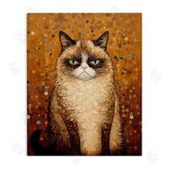 Arlington Prints | Grumpy Klimt Cat