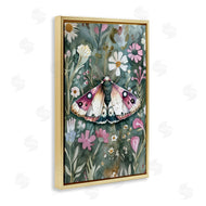The Dutch Lady | Beautiful Moth over Florals