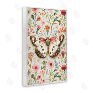 The Dutch Lady | Botanical Butterfly on Florals