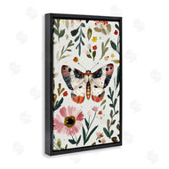 The Dutch Lady | Moth & Organic Flowers