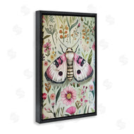 The Dutch Lady | Moth over Floral Herbs