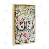 The Dutch Lady | Moth over Floral Herbs