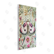 The Dutch Lady | Moth over Floral Herbs