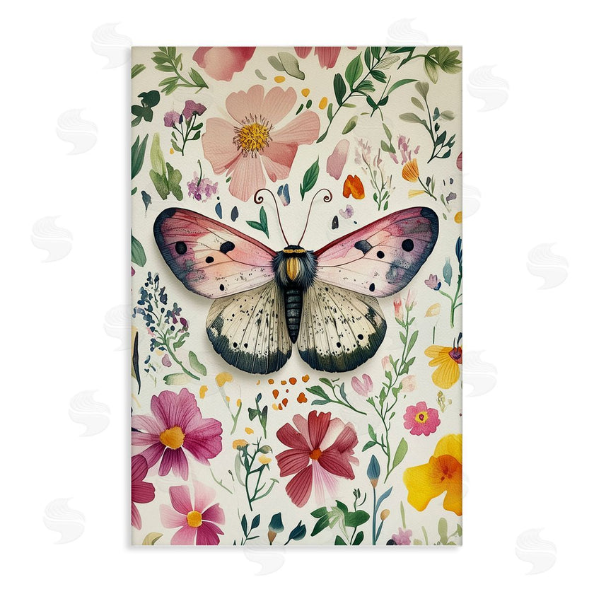 The Dutch Lady | Botanical Butterfly & Herbs