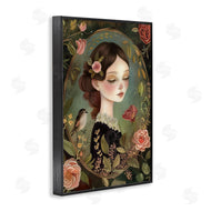 The Dutch Lady | Vintage Lady & Floral Border