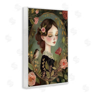 The Dutch Lady | Vintage Lady & Floral Border