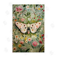 The Dutch Lady | Floral Moth & Botanicals