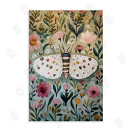 The Dutch Lady | Flower Speckled Moth Wings