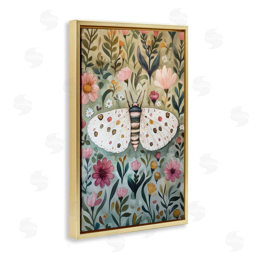 The Dutch Lady | Flower Speckled Moth Wings