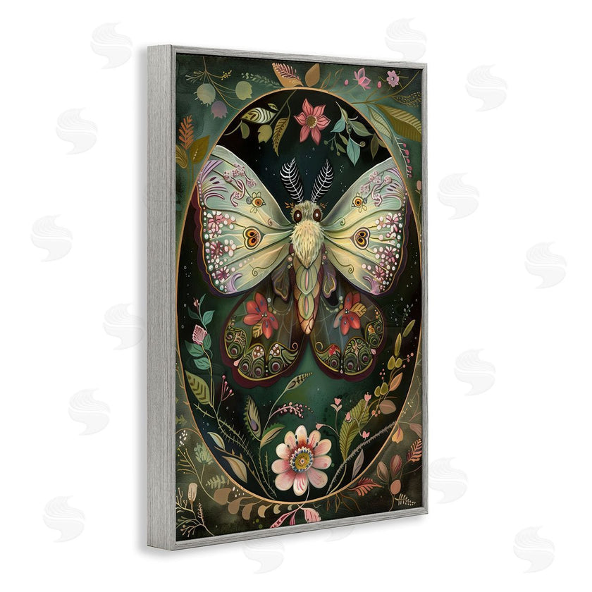 The Dutch Lady | Green Toned Victorian Moth