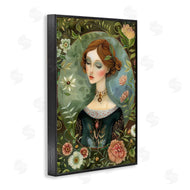 The Dutch Lady | Floral Edged Victorian Woman