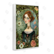 The Dutch Lady | Floral Edged Victorian Woman