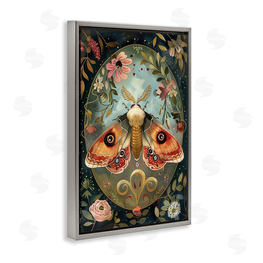 The Dutch Lady | Ornate Bordered Victorian Moth