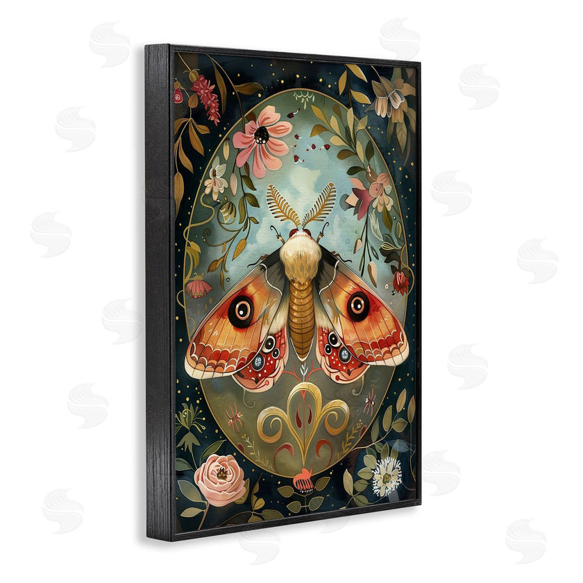The Dutch Lady | Ornate Bordered Victorian Moth