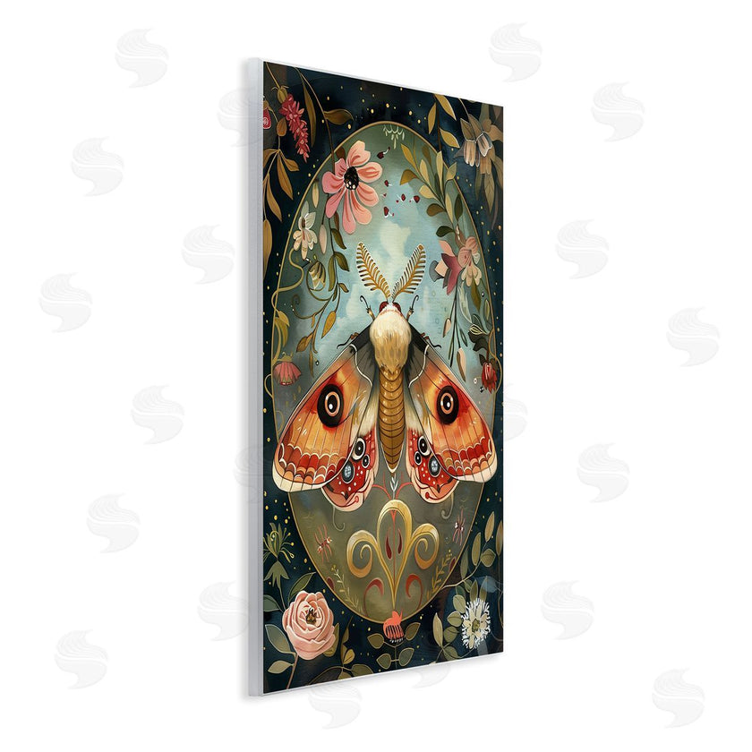 The Dutch Lady | Ornate Bordered Victorian Moth