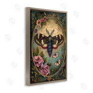 The Dutch Lady | Vintage Moth & Floral Border