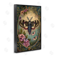 The Dutch Lady | Vintage Moth & Floral Border