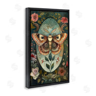 The Dutch Lady | Moth with Blooming Florals